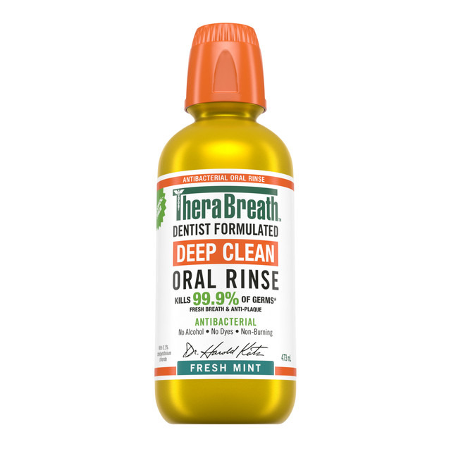 TheraBreath Deep Clean Mouthwash 473mL