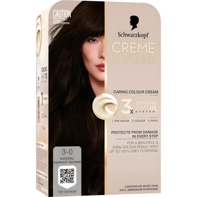 Schwarzkopf Creme Supreme 3.0 Natural Darkest Brown