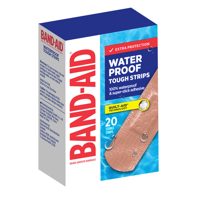Band-Aid Waterproof Tough Strips 20 Pack