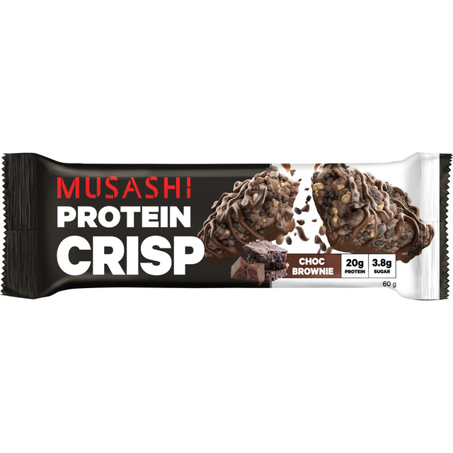 Musashi Crisp Bar Chocolate Brownie 60g