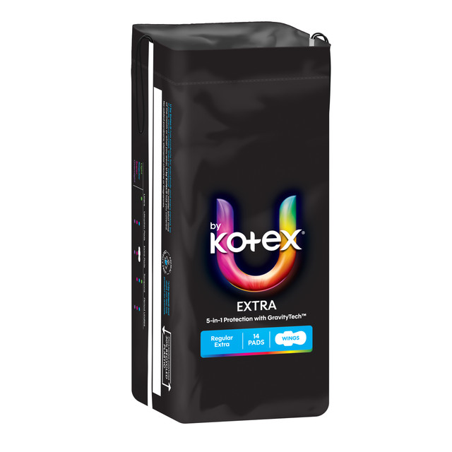 U by Kotex Extra Pads Regular 14 Count