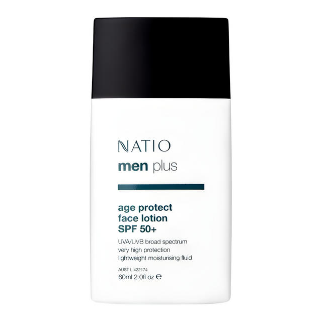 Natio Men Plus Age Protect Face Lotion SPF50+ 60ml