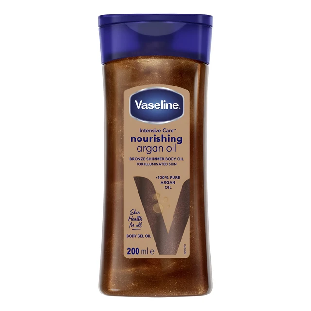 Vaseline Shimmer Nourishing Argan Body Oil 200ml