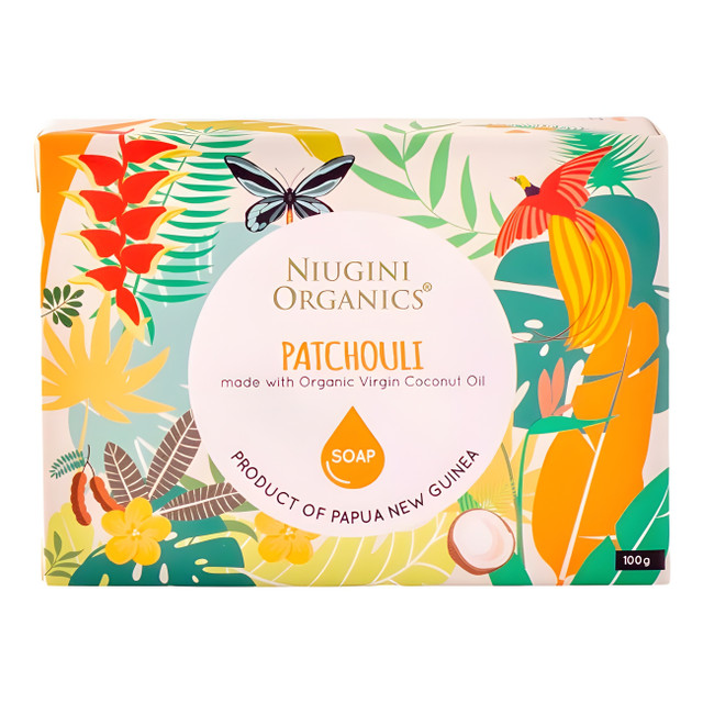 Niugini Organics Coconut Oil Soap Patchouli 100g