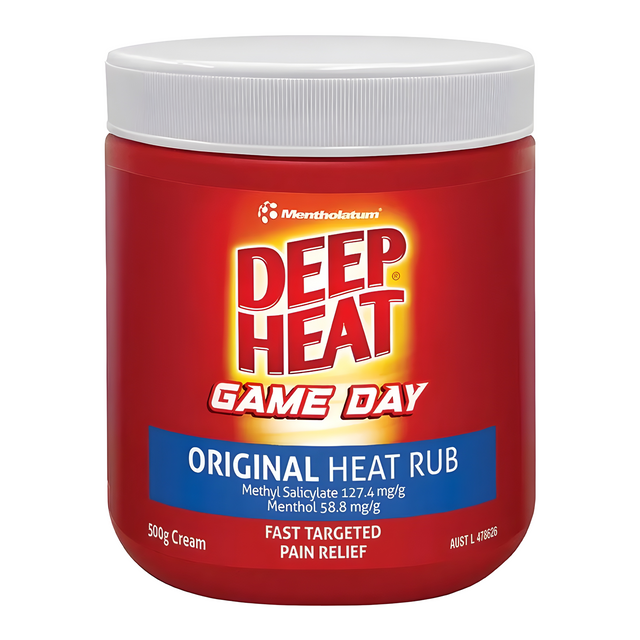 Deep Heat Original Heat Rub Cream 500g