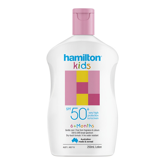 Hamilton Kids Lotion SPF 50+ 250mL