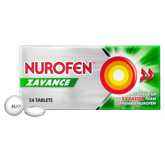 Nurofen Zavance Tablets 24s 256mg Ibuprofen Pain Relief