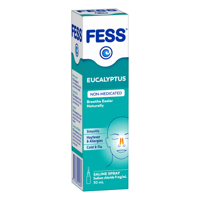 FESS Nasal Saline Spray Eucalyptus 30mL