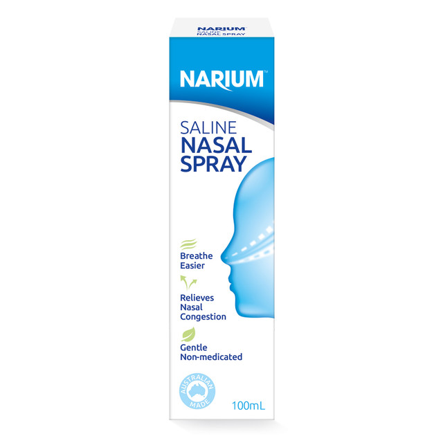 Narium Saline Nasal Spray 100ml