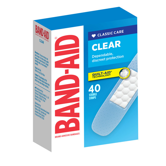 Band-Aid Clear Strips 40 Pack