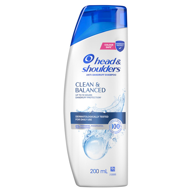 Head and Shoulders Shampoo Anti Dandruff Clean & Balanced 200ml Head and Shoulders Shampoo Anti Dandruff Clean & Balanced 200ml