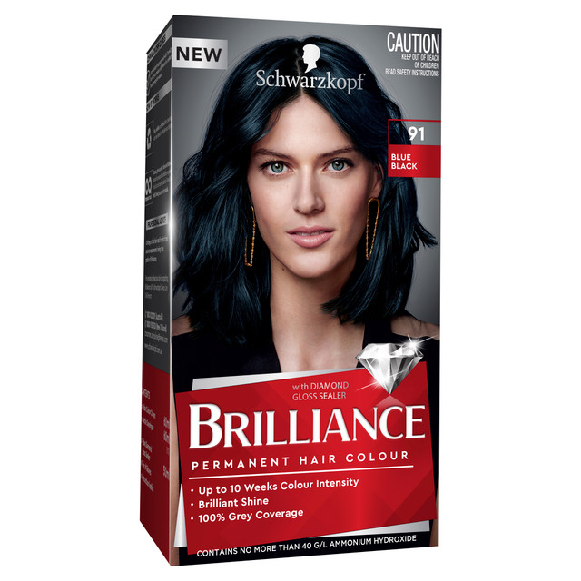 Schwarzkopf Brilliance 91 Blue Black Schwarzkopf Brilliance 91 Blue Black