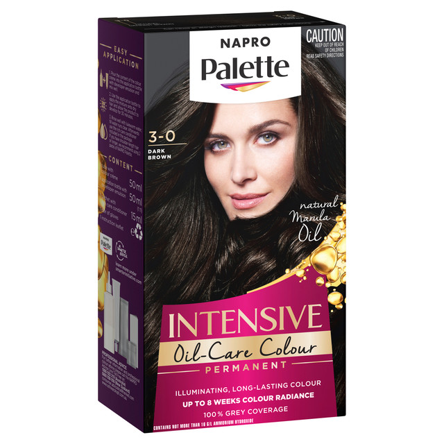 Napro Palette Permanent Hair Colour 3-0 Dark Brown Napro Palette Permanent Hair Colour 3-0 Dark Brown