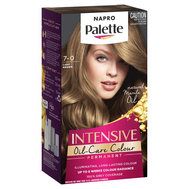 Napro Palette Permanent Hair Colour 7-0 Light Brown Napro Palette Permanent Hair Colour 7-0 Light Brown