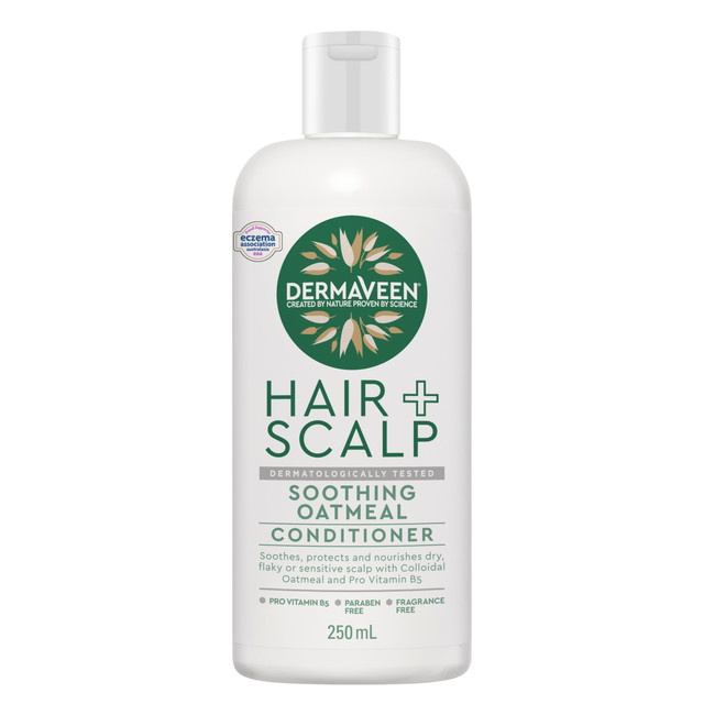 DermaVeen Hair + Scalp Soothing Oatmeal Conditioner 250mL