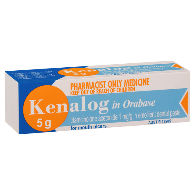KENALOG IN ORABASE for Mouth Ulcers 5g KENALOG IN ORABASE for Mouth Ulcers 5g