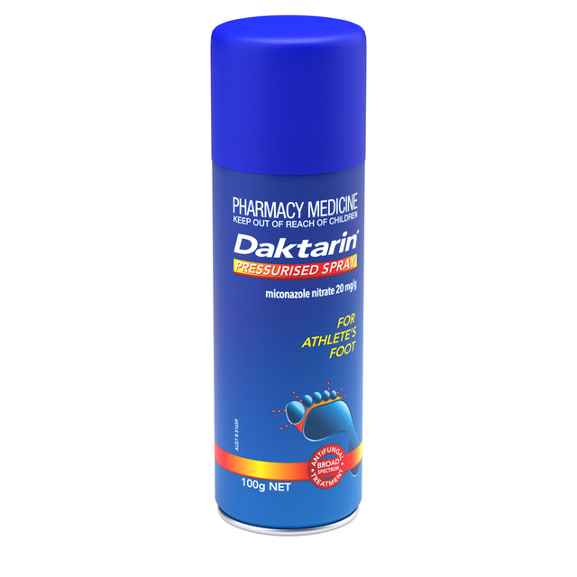 Daktarin Athlete's Foot Pressurised Spray 100g