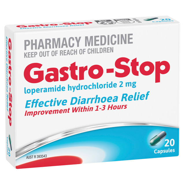 Gastro-Stop Capsules 2mg Loperamide x 20 Gastro-Stop Capsules 2mg Loperamide x 20