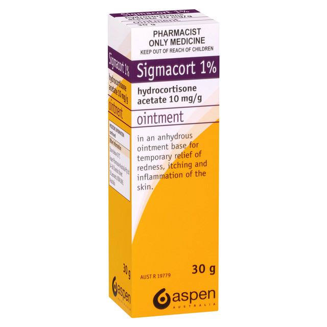 Sigmacort Ointment 1% x 30g Sigmacort Ointment 1% x 30g