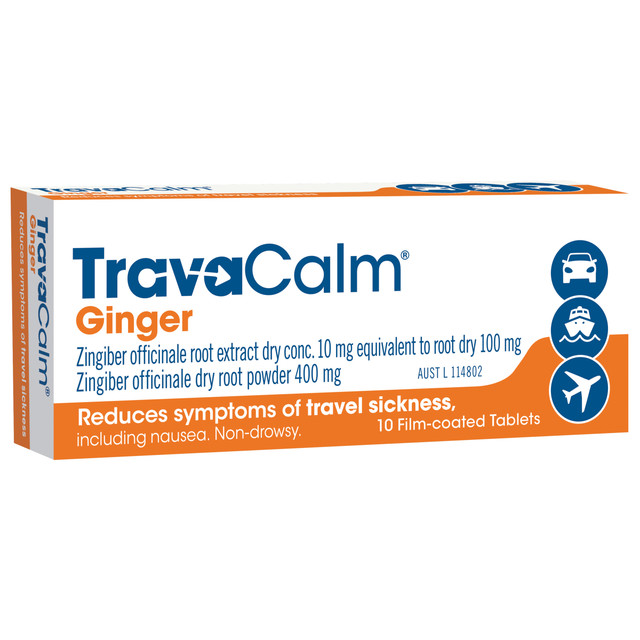 TravaCalm Ginger 10 Tablets