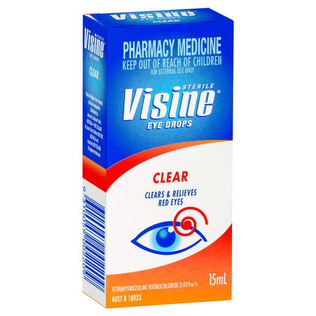 Visine Clear Eye Drops 15mL Visine Clear Eye Drops 15mL