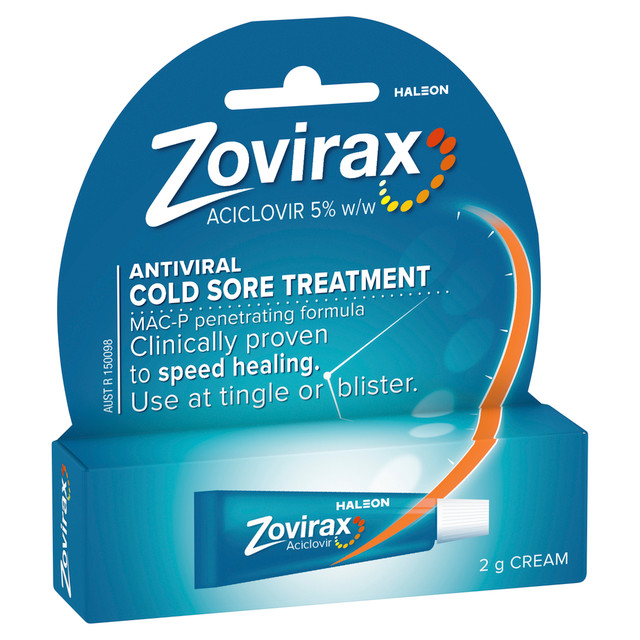 Zovirax Cold Sore Treatment Cream Tube 2g Zovirax Cold Sore Treatment Cream Tube 2g