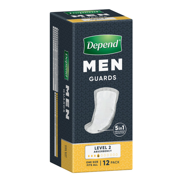 Depend Incontinence Guards Men 12 Pack Depend Incontinence Guards Men 12 Pack