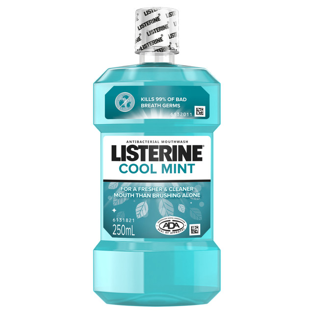 Listerine Cool Mint Mouthwash 250mL Listerine Cool Mint Mouthwash 250mL
