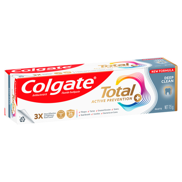 Colgate Total Active Prevention Toothpaste Deep Clean 115g