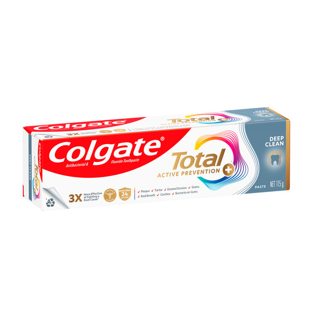Colgate Total Active Prevention Toothpaste Deep Clean 115g Colgate Total Active Prevention Toothpaste Deep Clean 115g
