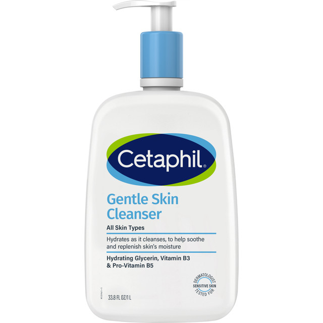 Cetaphil Gentle Skin Cleanser 1L, For Face & Body Care Cetaphil Gentle Skin Cleanser 1L, For Face & Body Care