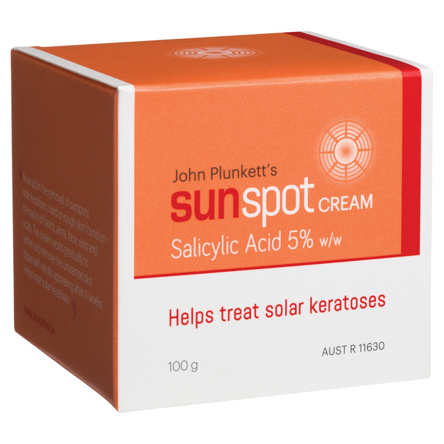 John Plunkett's Sunspot Cream 100g John Plunkett's Sunspot Cream 100g