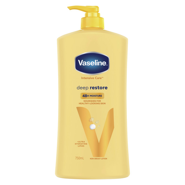 Vaseline Intensive Care Deep Restore for nourished, healthy-looking skin Deep Restore 48h moisturising skin care 750 ml