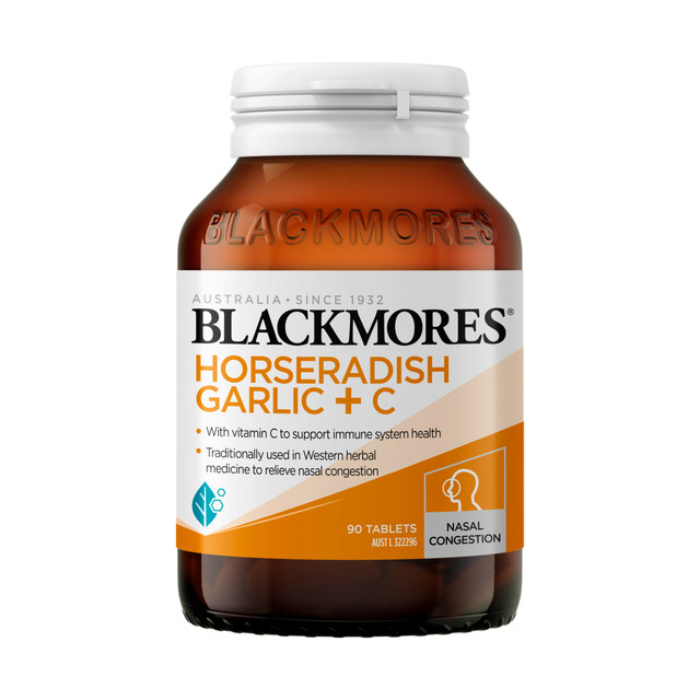 Blackmores Horseradish Garlic + C 90 Tablets Blackmores Horseradish Garlic + C 90 Tablets