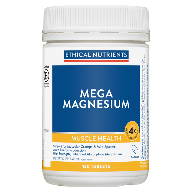 Ethical Nutrients Mega Magnesium 120 Tablets Ethical Nutrients Mega Magnesium 120 Tablets