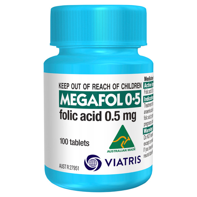 MEGAFOL 0.5MG 100 TAB