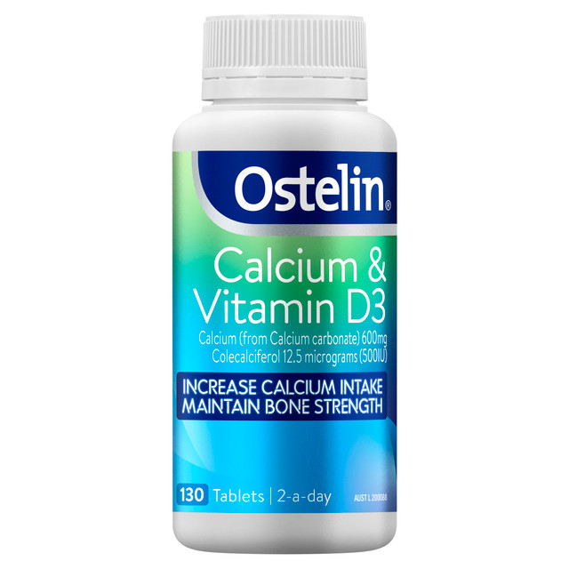 Ostelin Calcium & Vitamin D3 130 Tablets Ostelin Calcium & Vitamin D3 130 Tablets