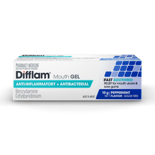 Difflam Mouth Gel Peppermint 10g