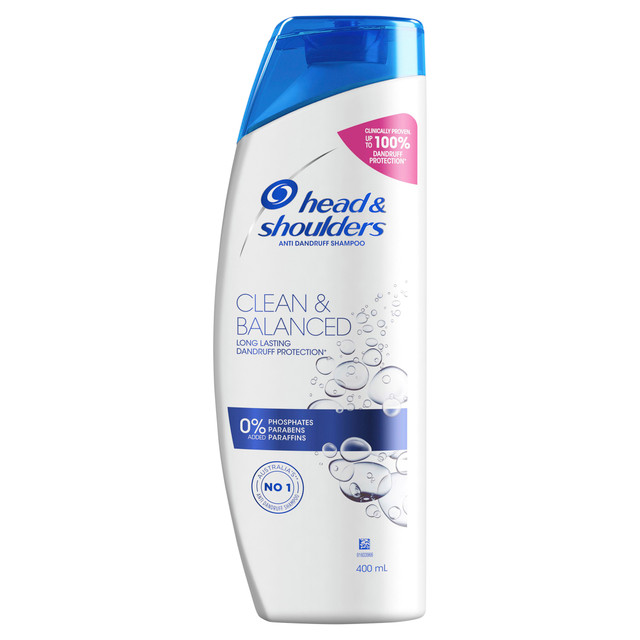 Head and Shoulders Shampoo Anti Dandruff Clean & Balanced 400ml Head and Shoulders Shampoo Anti Dandruff Clean & Balanced 400ml