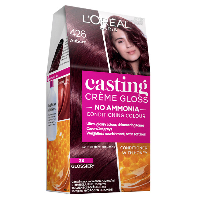 L'Oréal Paris Casting Crème Gloss Semi-Permanent Hair Colour - 426 Auburn (Ammonia Free)