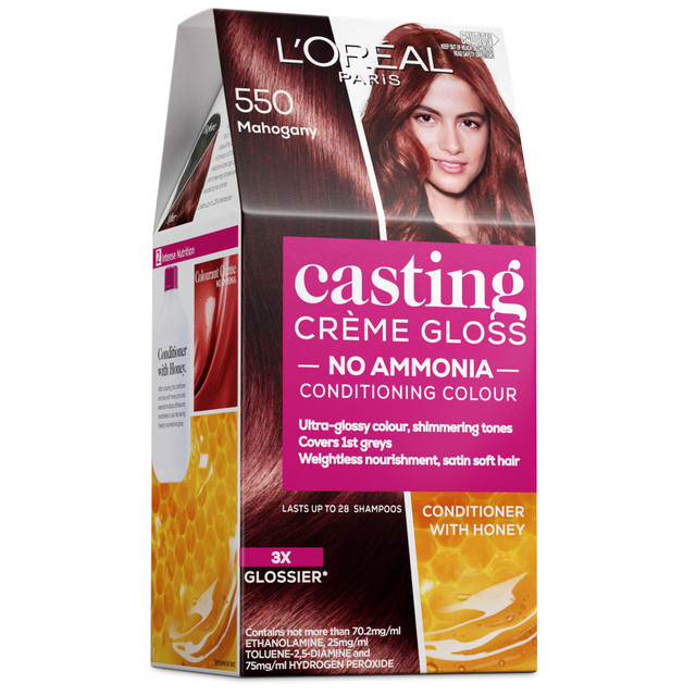 L'Oréal Paris Casting Crème Gloss Semi-Permanent  Hair Colour - 550 Mahogany (Ammonia Free)