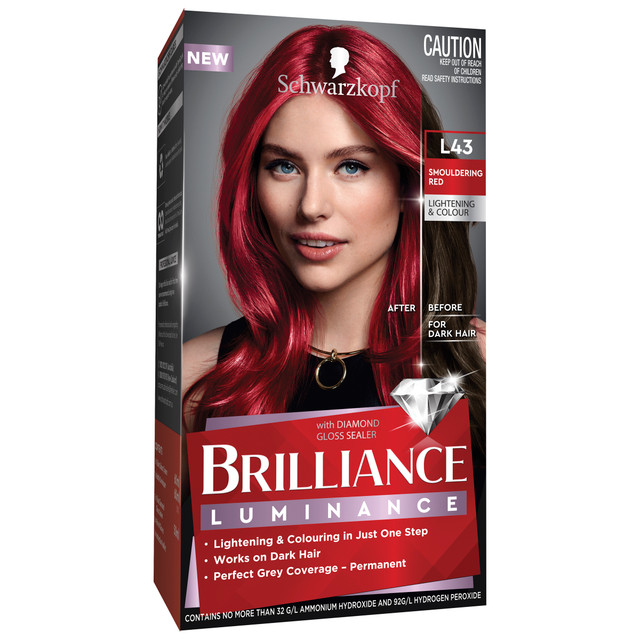 Schwarzkopf Brilliance L43 Smouldering Red Schwarzkopf Brilliance L43 Smouldering Red