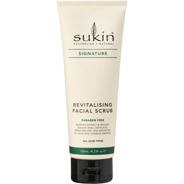 SUKIN SIGNATURE REVITALISING FACIAL SCRUB 125ML SUKIN SIGNATURE REVITALISING FACIAL SCRUB 125ML