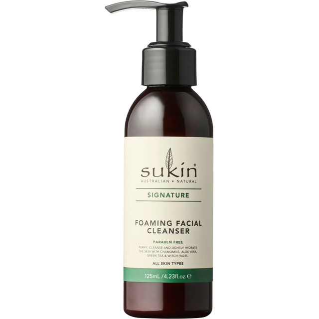 SUKIN SIGNATURE FOAMING FACIAL CLEANSER 125ML SUKIN SIGNATURE FOAMING FACIAL CLEANSER 125ML