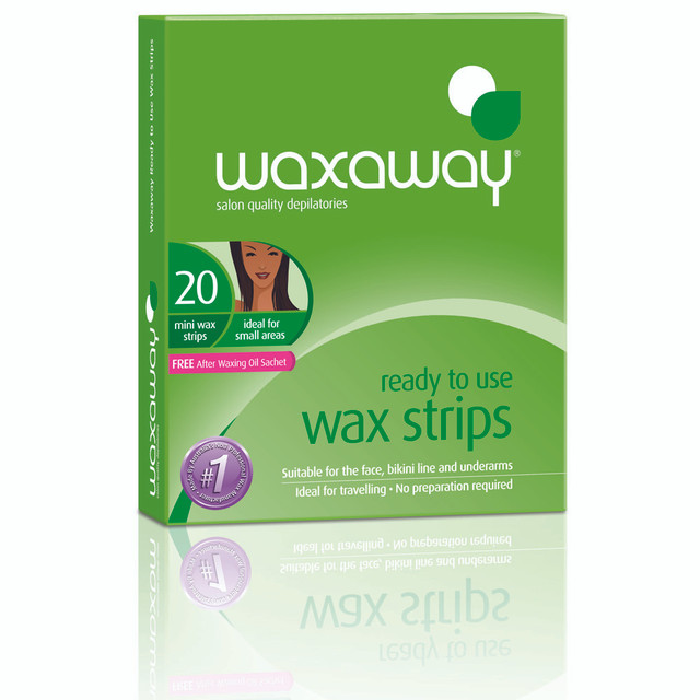 Waxaway Ready To Use Wax Strips For Small Areas 20 Pack