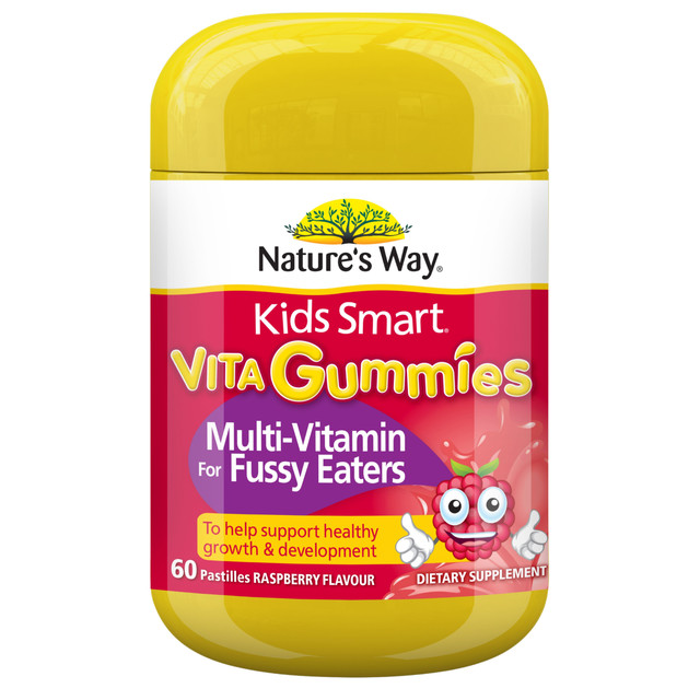 Nature's Way Kids Smart Vita Gummies Multi-Vitamin for Fussy Eaters 60's