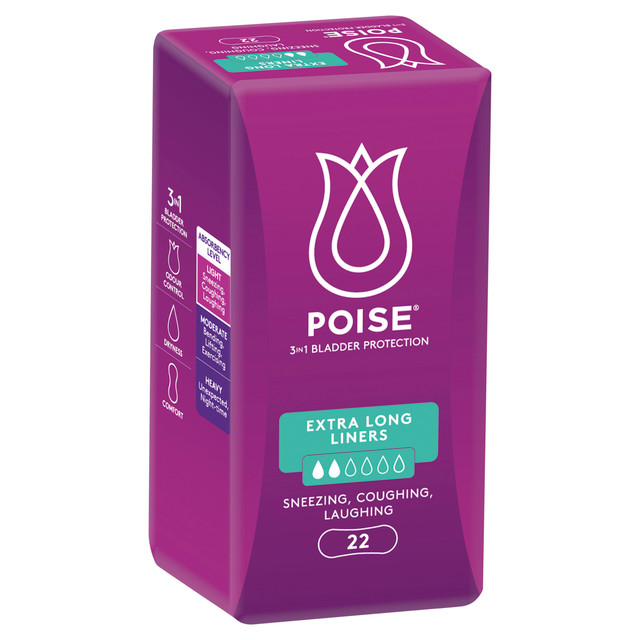 Poise Liners For Bladder Leaks Extra Long 22 Pack Poise Liners For Bladder Leaks Extra Long 22 Pack