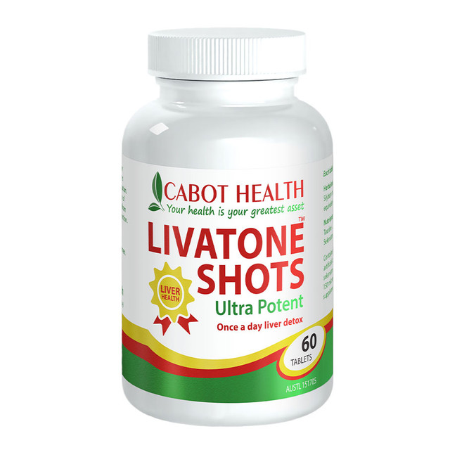 Cabot Health LivaTone Shots 60 Tablets