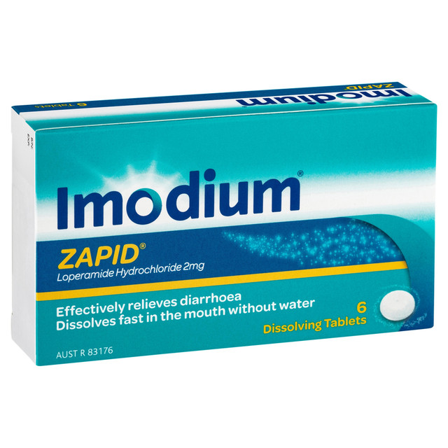 Imodium Zapid Diarrhoea Relief Dissolving Tablets 6 Pack