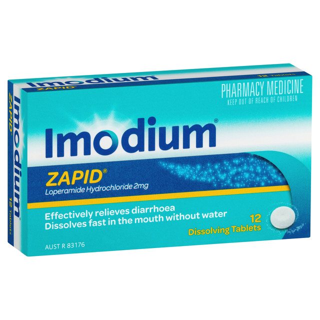 Imodium Zapid Diarrhoea Relief Dissolving Tablets 12 Pack